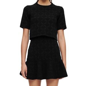 Maje Reve Ruffled Mini Dress